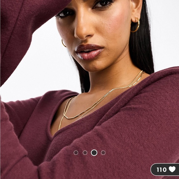 BLACK ASOS soft scoop neck maxi dress - Picture 4 of 6